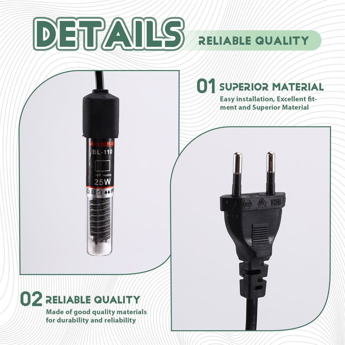 Pet Supplies Fish - CLOS Aquarium Constant Heating Rod Aquarium