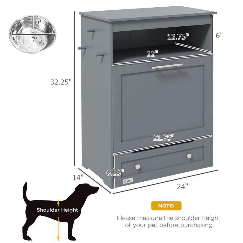 PawHut Pet Feeder Station Stor - Pet Supplies For Dogs recensione e prezzo