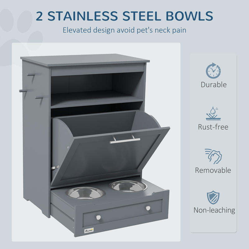 PawHut Pet Feeder Station Stor - Pet Supplies For Dogs recensione e prezzo