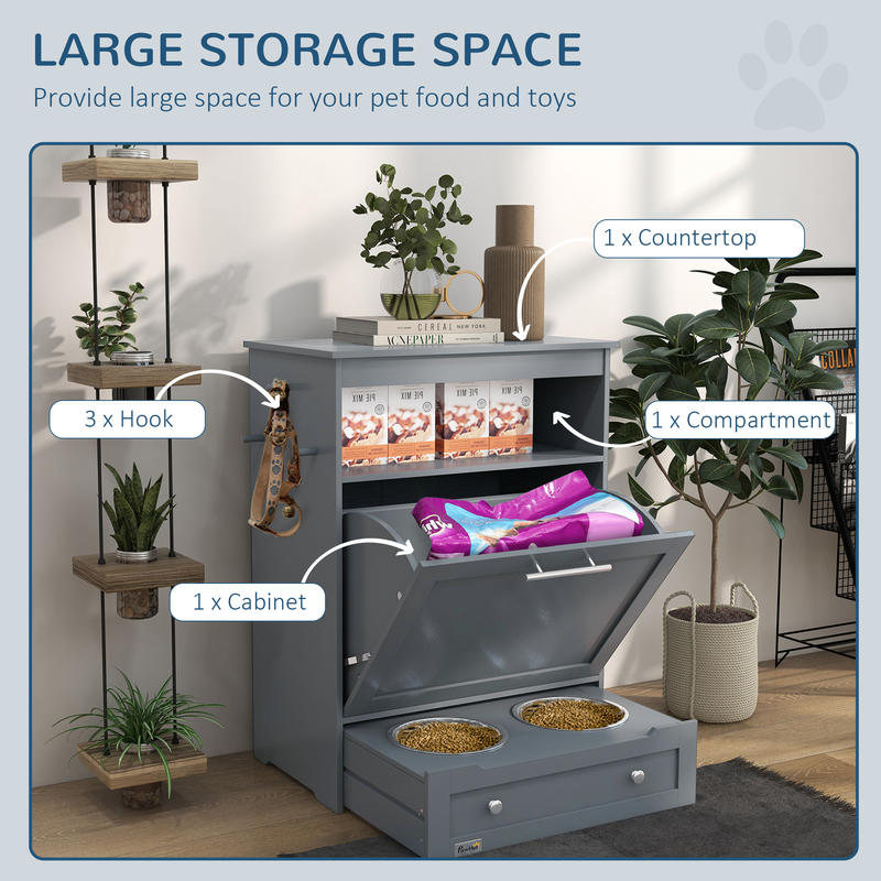 PawHut Pet Feeder Station Stor - Pet Supplies For Dogs recensione e prezzo