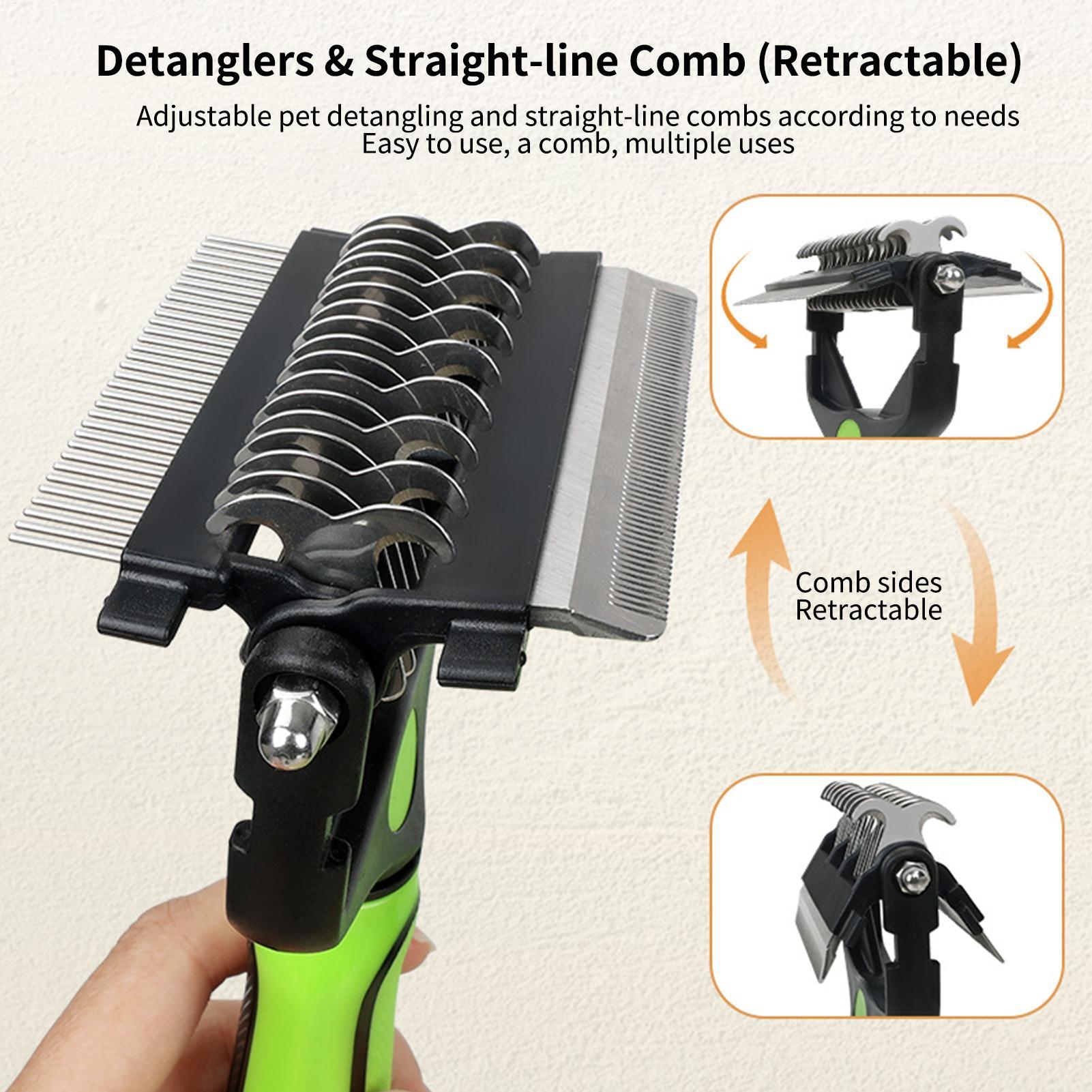 Dog Shedding Brush Double-side - Pet Supplies Vet recensione e prezzo