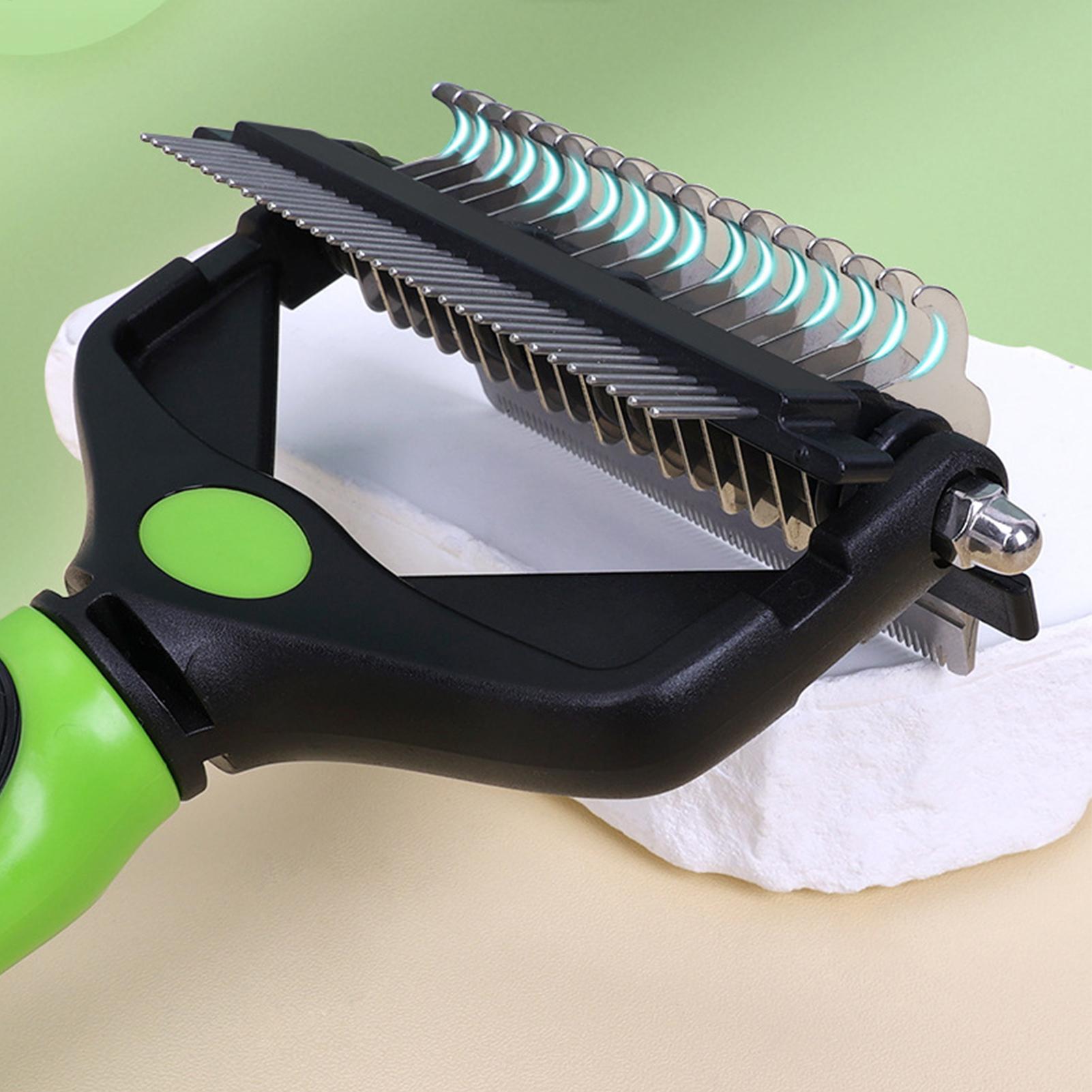 Dog Shedding Brush Double-side - Pet Supplies Vet recensione e prezzo