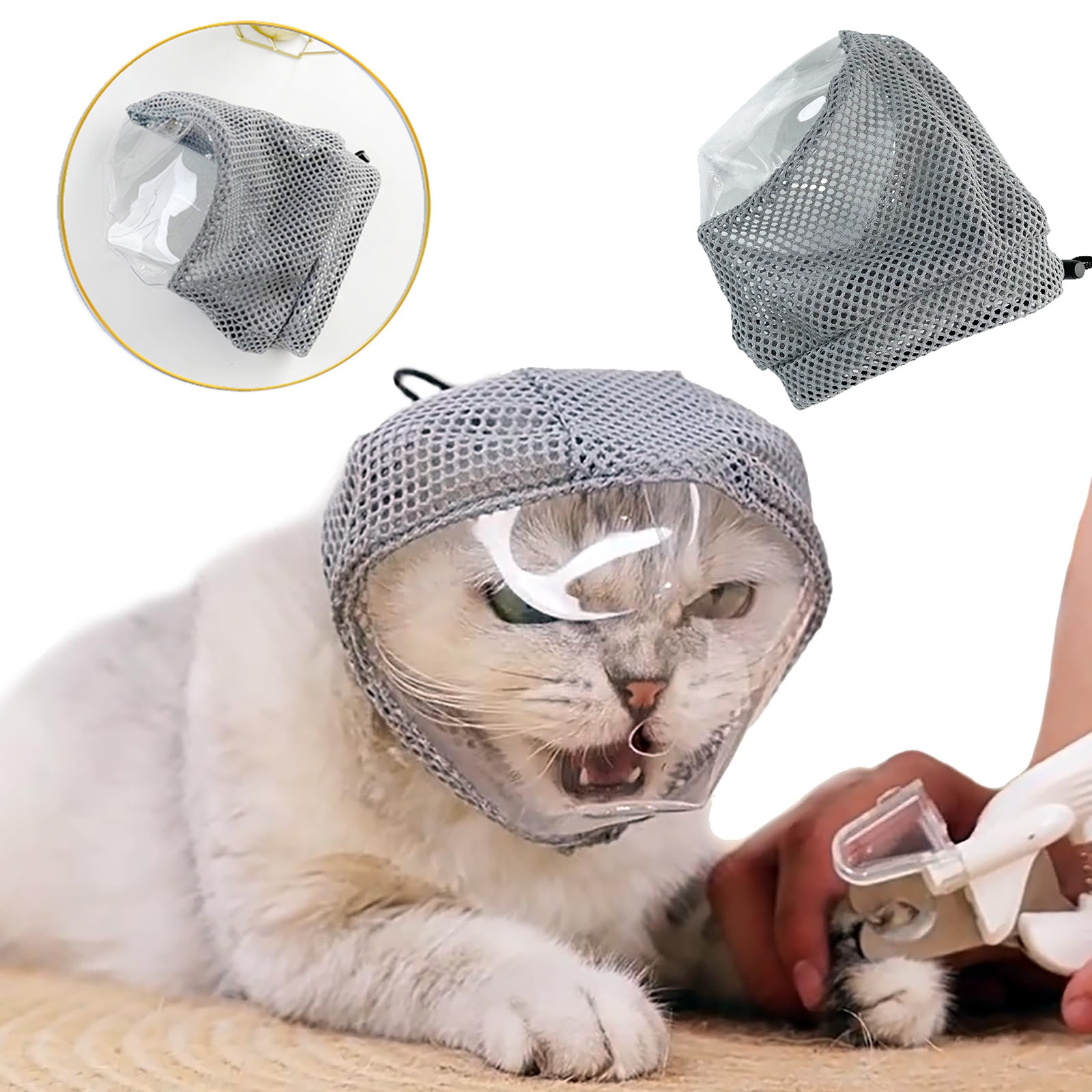 Breathable Cat Muzzle Anti Bit - Pet Supplies Vet recensione e prezzo