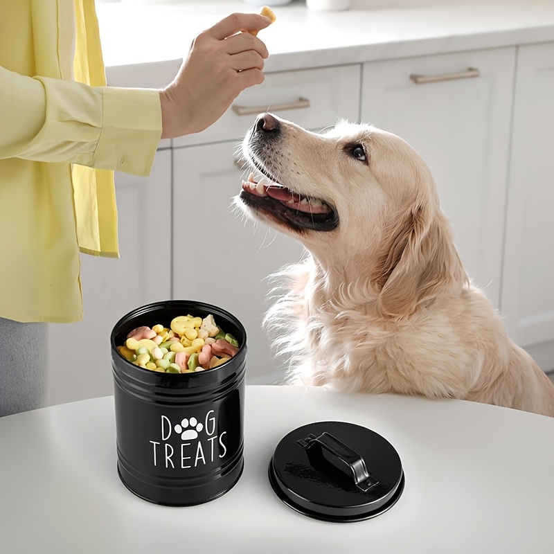 Metal Dog Treat Container Dog  - Pet Supplies For Dogs recensione e prezzo