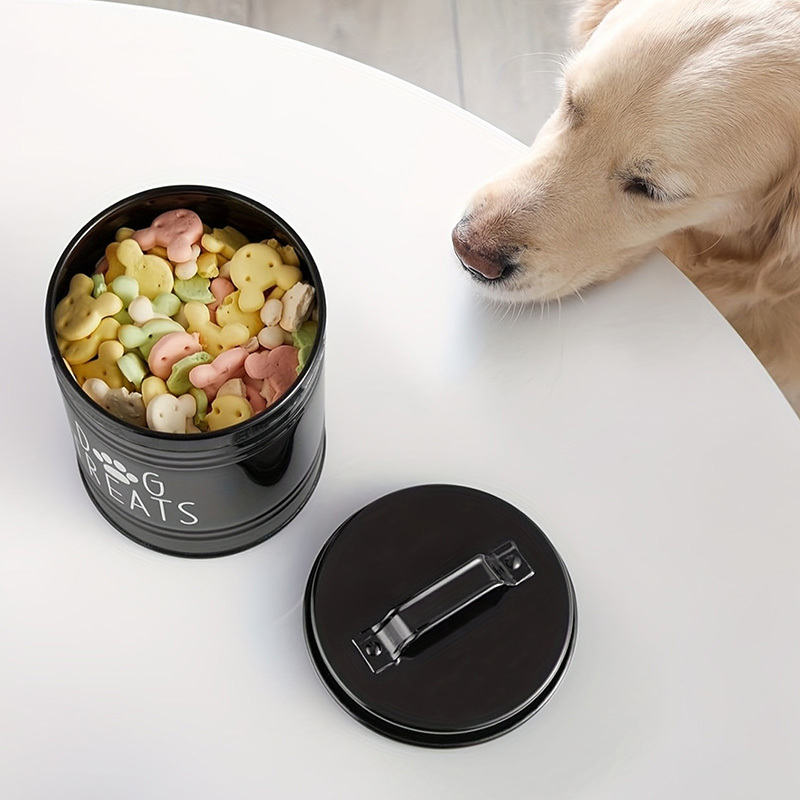 Metal Dog Treat Container Dog  - Pet Supplies For Dogs recensione e prezzo