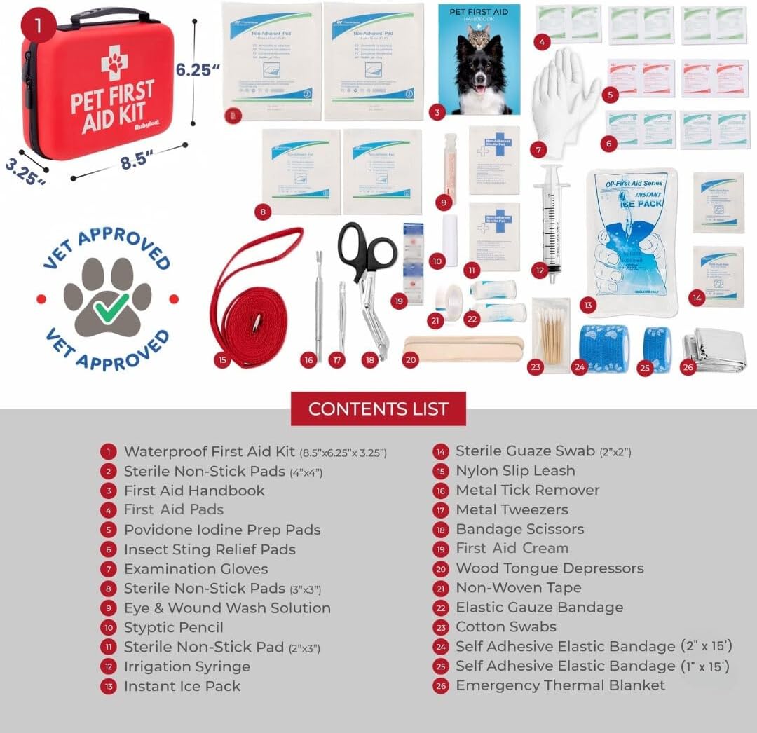 3-Pack Pet First Aid Kit with  - Pet Supplies Vet recensione e prezzo
