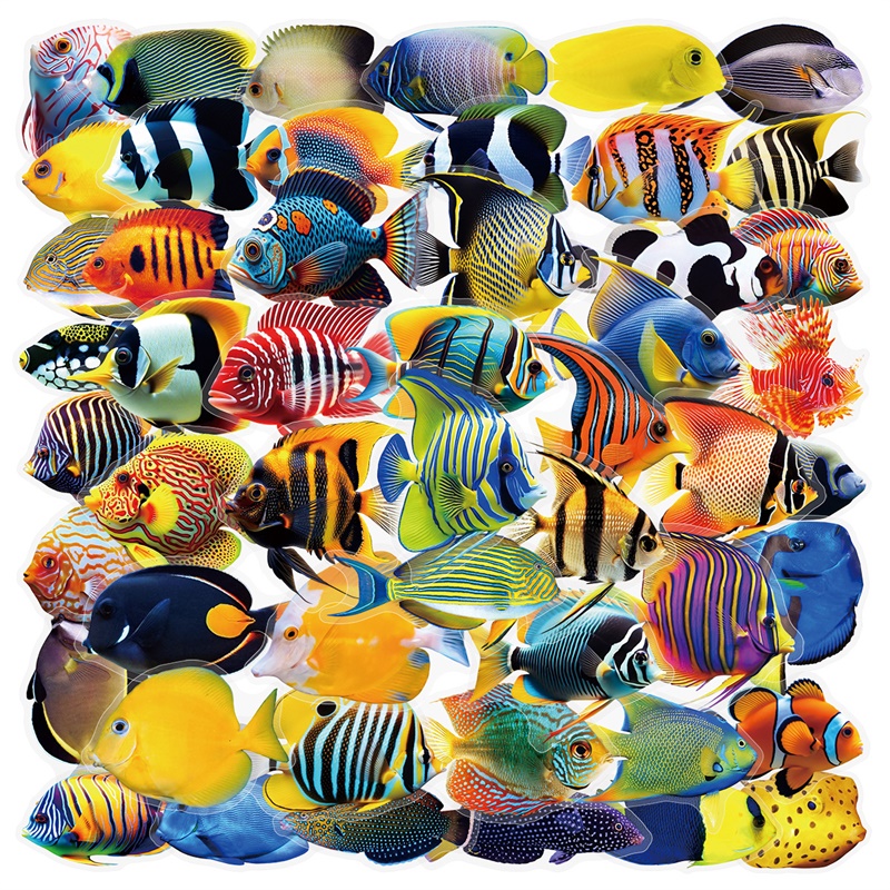 50PCS Colored Tropical Fish PE - Pet Supplies Fish recensione e prezzo