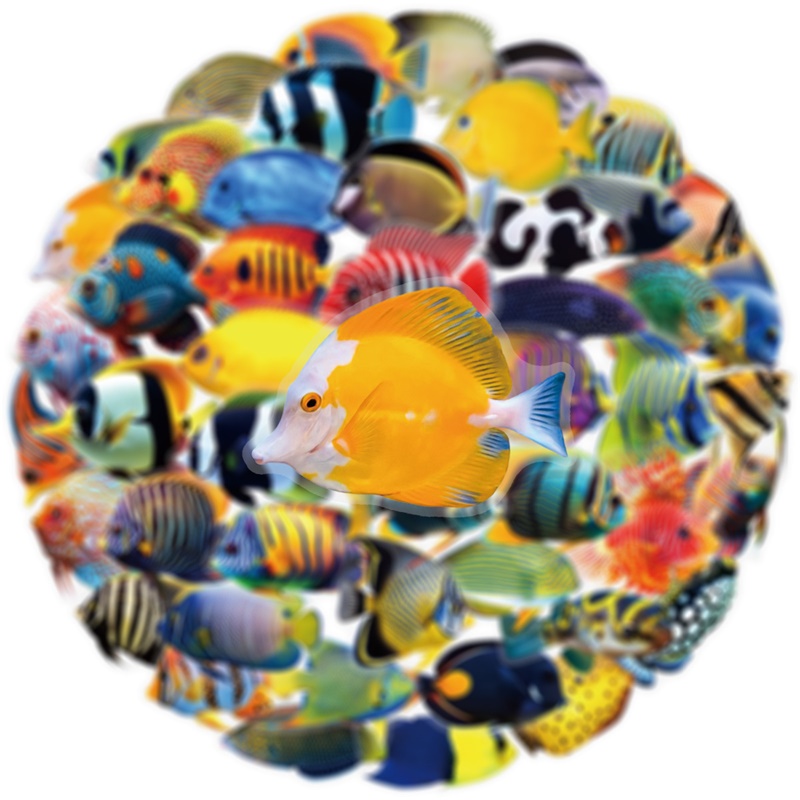 50PCS Colored Tropical Fish PE - Pet Supplies Fish recensione e prezzo