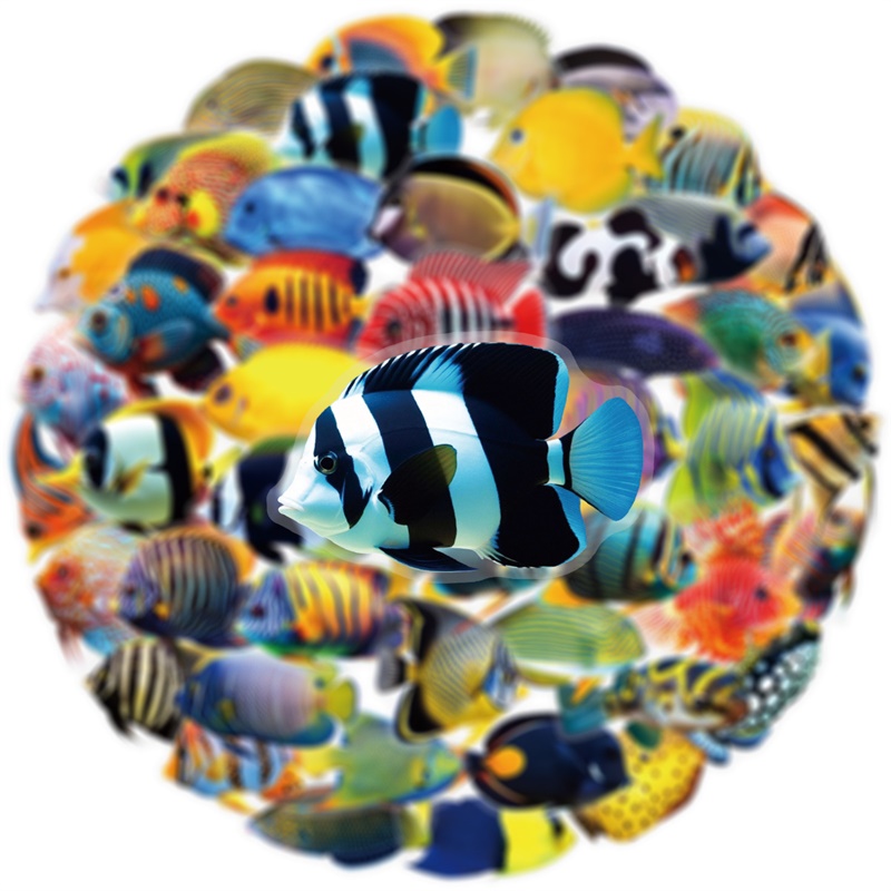 50PCS Colored Tropical Fish PE - Pet Supplies Fish recensione e prezzo