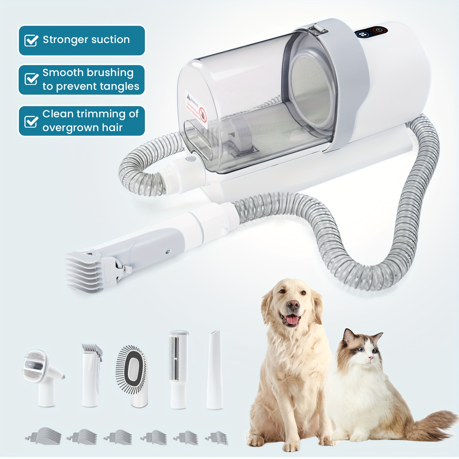 New Pet Grooming Vacuum Kit 5  - Pet Supplies For Dogs recensione e prezzo